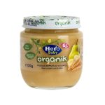 HERO BABY ORGANİK MUZLU ARMUTLU TAHLLI KAVANOZ MAMA 120GRX6