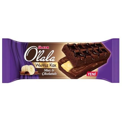 ÜLKER OLALA WAFFLE KEK ÇİKOLATA MUZLU 70GRX12