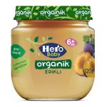HERO BABY ORGANİK ERİKLİ KAVANOZ MAMA 120GRX6