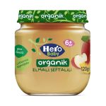 HERO BABY ORGANİK ELMA ŞEFTALİ KAVANOZ MAMA 120GRX6