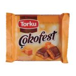 TORKU ÇOKOFEST KARAMELLİ SÜTLÜ ÇİKOLATA 6X6X60 GR