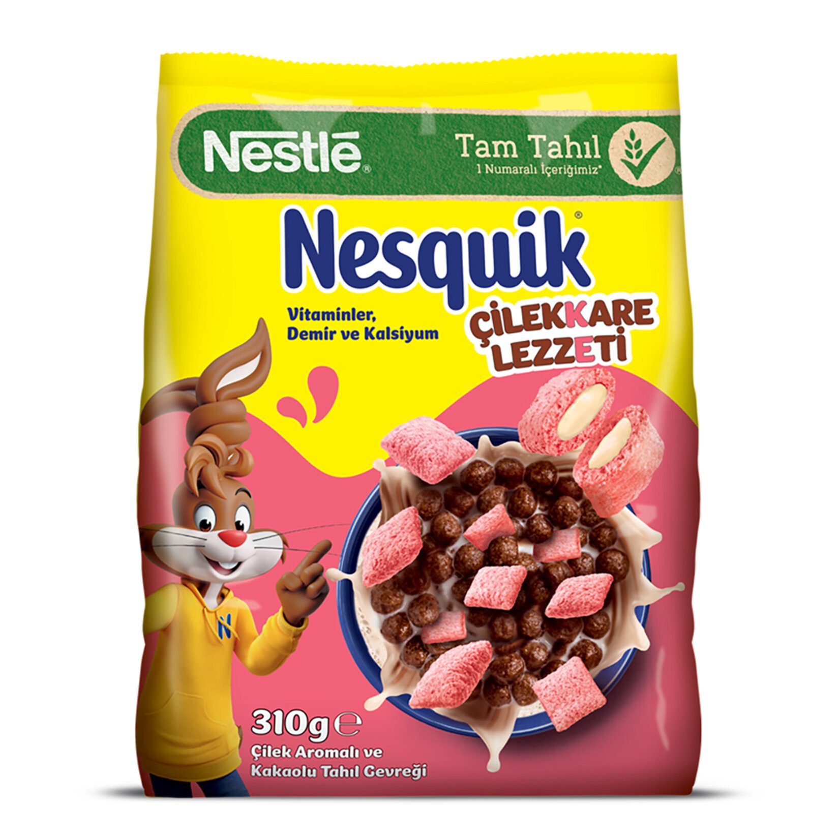 NESQUIK ÇİLEKKARE MISIR GEVREĞİ 12X310GR – ABYSS | FMCG