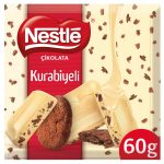 NESTLE TABLET BEYAZ ÇİKOLATALI KURABİYE KAREX(6X60GR)